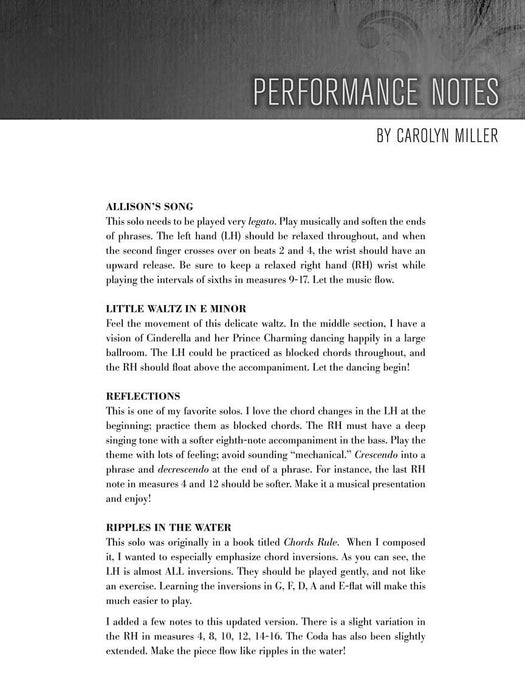 Composer's Choice - Carolyn Miller Early Intermediate Level 耶誕頌歌 | 小雅音樂 Hsiaoya Music