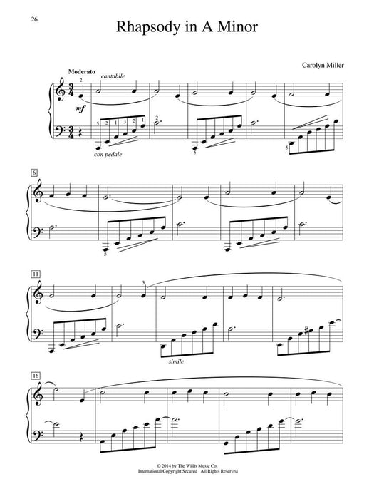 Composer's Choice - Carolyn Miller Early Intermediate Level 耶誕頌歌 | 小雅音樂 Hsiaoya Music