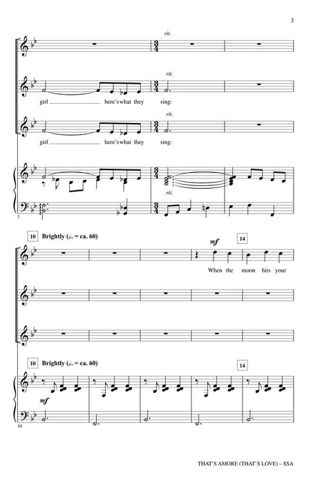 That's Amoré (That's Love) | 小雅音樂 Hsiaoya Music