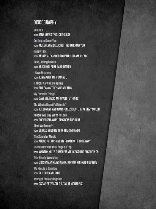 Jazz Piano Masters Play Rodgers & Hammerstein Artist Transcriptions for Piano 爵士音樂鋼琴 | 小雅音樂 Hsiaoya Music