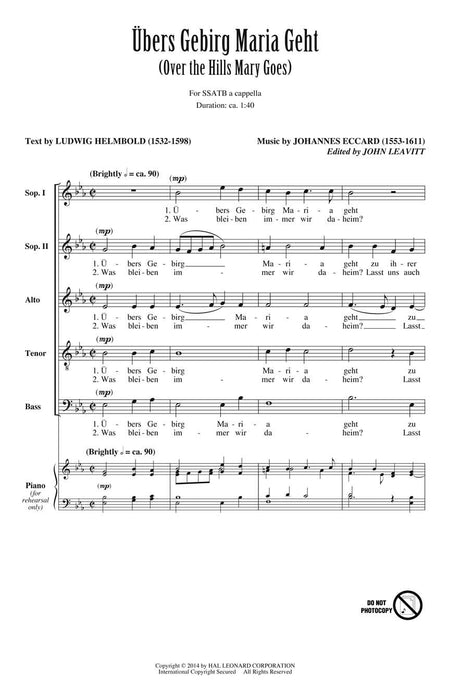 Übers Gebirg Maria Geht (Over the Hills Mary Goes) 詠唱調 | 小雅音樂 Hsiaoya Music