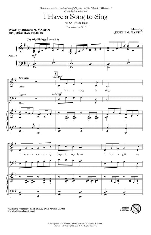 I Have a Song to Sing | 小雅音樂 Hsiaoya Music