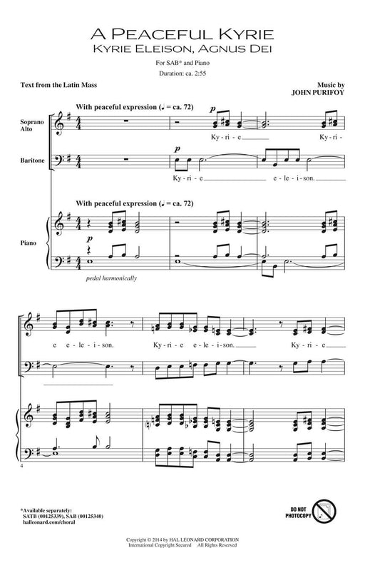 A Peaceful Kyrie | 小雅音樂 Hsiaoya Music