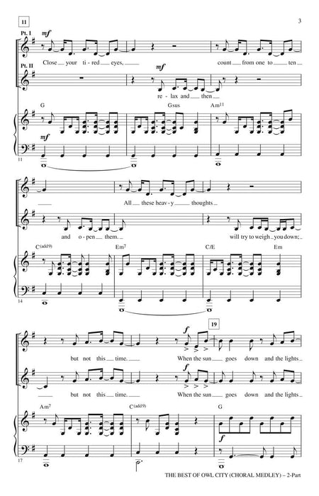 The Best of Owl City Choral Medley 合唱 組合曲 | 小雅音樂 Hsiaoya Music