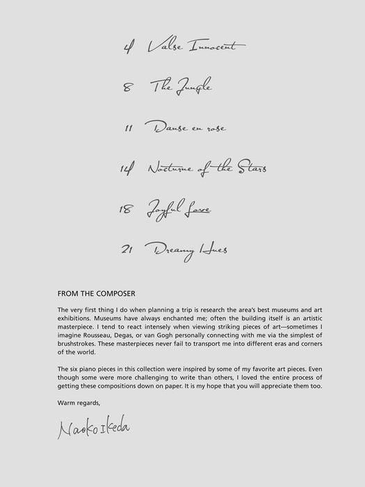 Artistic Inspirations Early to Mid-Intermediate Level | 小雅音樂 Hsiaoya Music