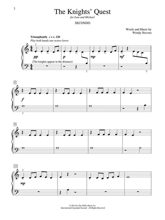 The Knights' Quest 1 Piano, 4 Hands/Early Elementary Level 鋼琴 | 小雅音樂 Hsiaoya Music