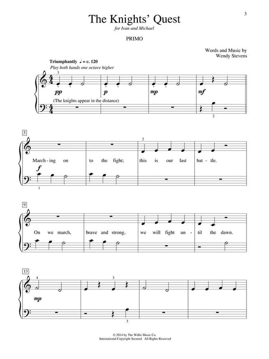 The Knights' Quest 1 Piano, 4 Hands/Early Elementary Level 鋼琴 | 小雅音樂 Hsiaoya Music