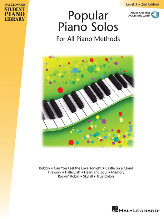 Popular Piano Solos 2nd Edition -¦Level 3 Hal Leonard Student Piano Library Book with Online Audio 鋼琴 獨奏 鋼琴 | 小雅音樂 Hsiaoya Music