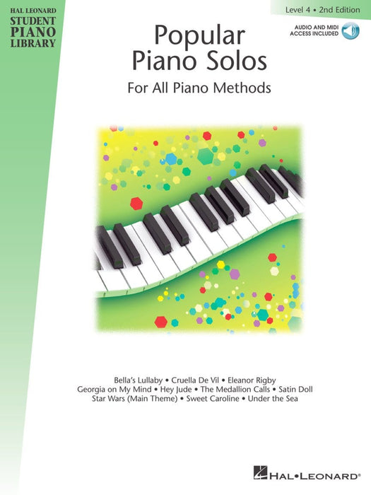 Popular Piano Solos 2nd Edition - Level 4 Hal Leonard Student Piano Library Book with Online Audio 鋼琴 獨奏 鋼琴 | 小雅音樂 Hsiaoya Music