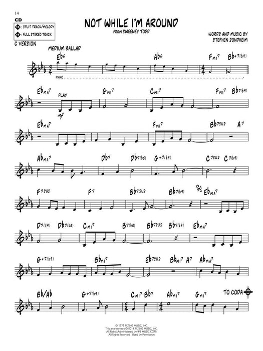 Sondheim Jazz Play-Along Volume 183 爵士音樂 | 小雅音樂 Hsiaoya Music