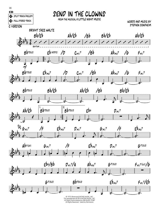 Sondheim Jazz Play-Along Volume 183 爵士音樂 | 小雅音樂 Hsiaoya Music