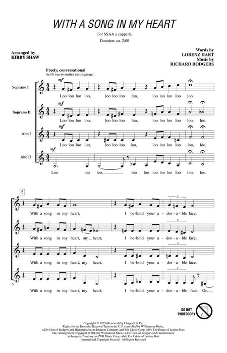 With a Song in My Heart | 小雅音樂 Hsiaoya Music