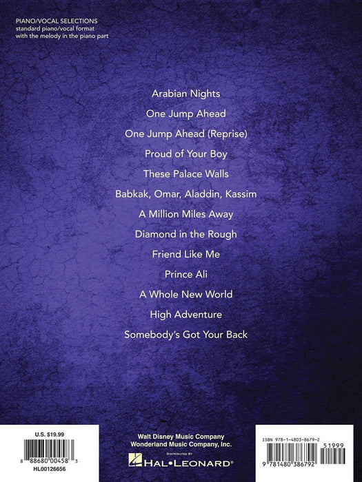 Aladdin - Broadway Musical Piano/Vocal Selections 百老匯 鋼琴 | 小雅音樂 Hsiaoya Music