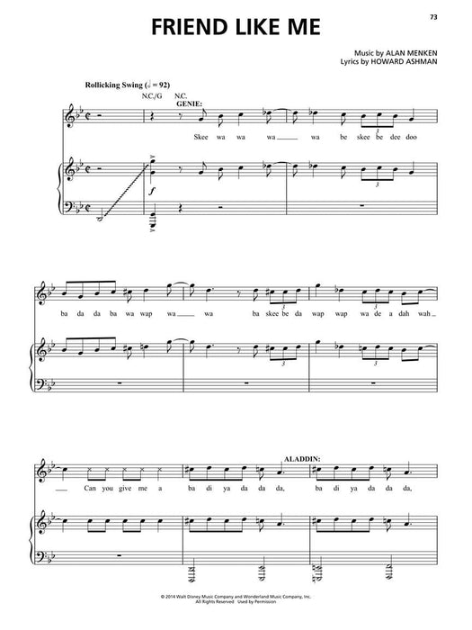 Aladdin - Broadway Musical Piano/Vocal Selections 百老匯 鋼琴 | 小雅音樂 Hsiaoya Music