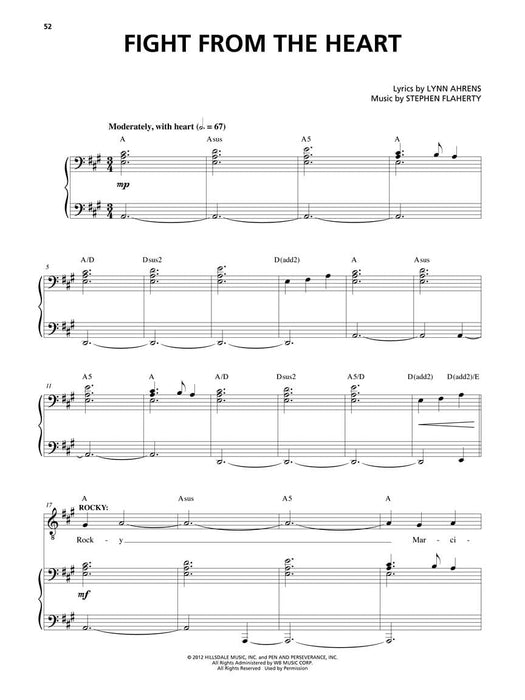 Rocky Vocal Selections - Vocal Line with Piano Accompaniment 鋼琴 伴奏 | 小雅音樂 Hsiaoya Music