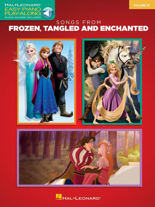 Songs from Frozen, Tangled and Enchanted Easy Piano Play-Along Volume 32 鋼琴 | 小雅音樂 Hsiaoya Music