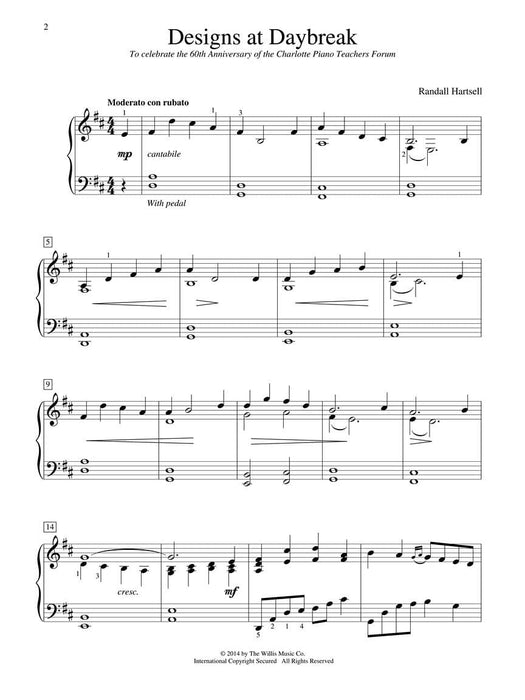 Designs at Daybreak Early Intermediate Level | 小雅音樂 Hsiaoya Music