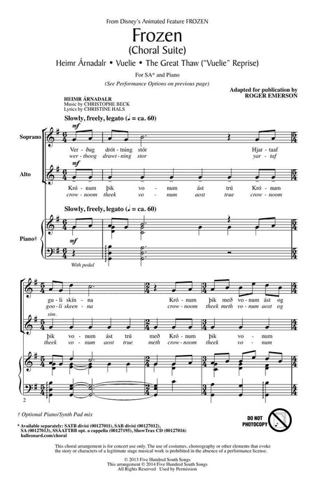 Frozen (Choral Suite) 合唱 組曲 | 小雅音樂 Hsiaoya Music