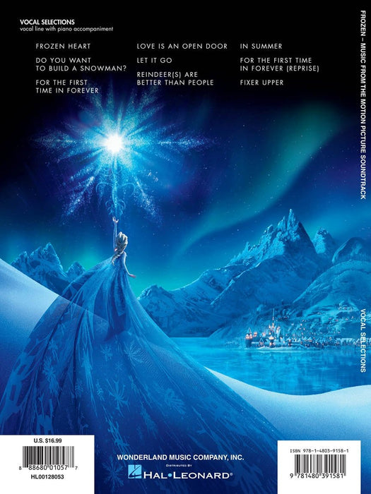 Frozen - Vocal Selections Music from the Motion Picture Soundtrack Voice with Piano Accompaniment 鋼琴 伴奏 | 小雅音樂 Hsiaoya Music