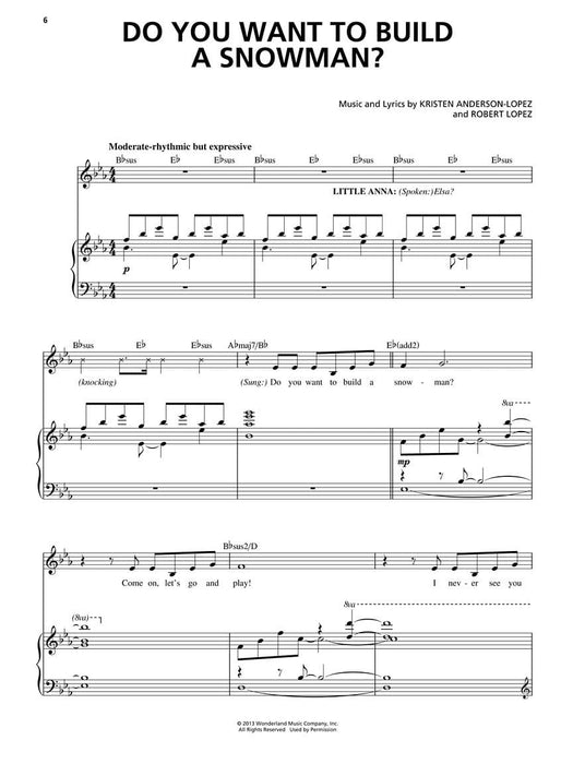 Frozen - Vocal Selections Music from the Motion Picture Soundtrack Voice with Piano Accompaniment 鋼琴 伴奏 | 小雅音樂 Hsiaoya Music