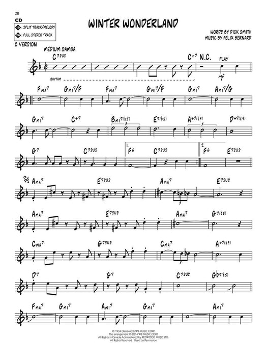 Christmas Favorites Jazz Play-Along Volume 187 爵士音樂 | 小雅音樂 Hsiaoya Music