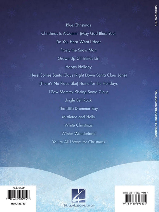 Christmas Hits Hal Leonard Recorder Songbook | 小雅音樂 Hsiaoya Music