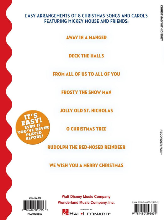 Christmas with Disney Selections from Recorder Fun!® | 小雅音樂 Hsiaoya Music