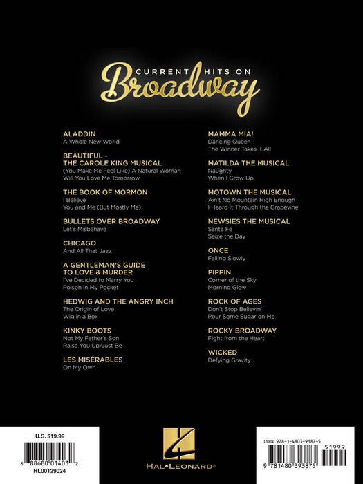 Current Hits on Broadway 百老匯 | 小雅音樂 Hsiaoya Music