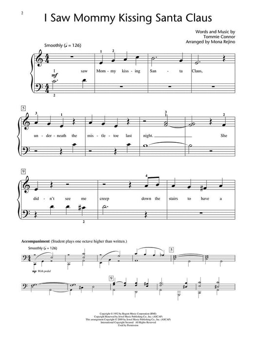 I Saw Mommy Kissing Santa Claus Level 3 - Late Elementary Showcase Solos Pop Sheet 獨奏 | 小雅音樂 Hsiaoya Music