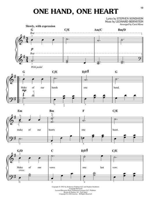 West Side Story Easy Piano Play-Along Volume 18 伯恩斯坦雷歐納德 西城故事 鋼琴 | 小雅音樂 Hsiaoya Music