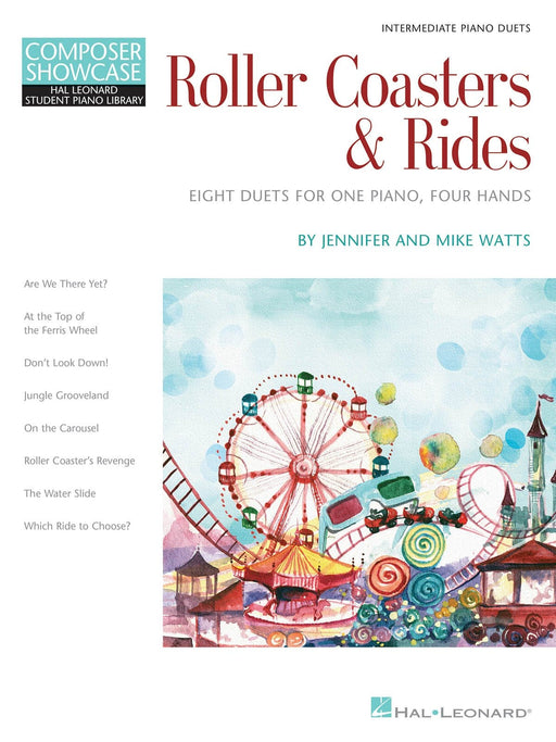 Roller Coasters & Rides Eight Duets for 1 Piano, 4 Hands Composer Showcase Intermediate Piano Duets 二重奏 鋼琴 作曲家 鋼琴 二重奏 | 小雅音樂 Hsiaoya Music