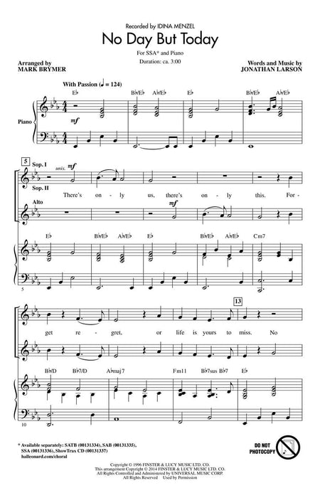 No Day But Today from Rent | 小雅音樂 Hsiaoya Music