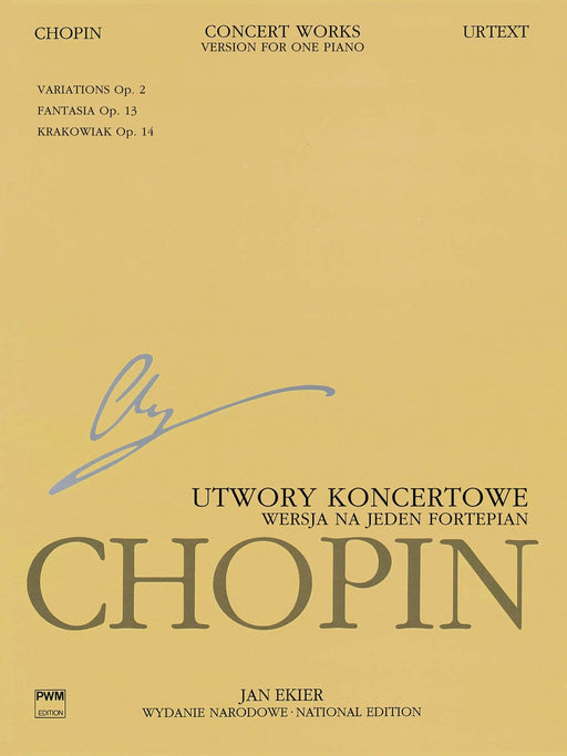 Concert Works for Piano and Orchestra Version for One Piano Chopin National Edition Vol. XIVa 蕭邦 音樂會 鋼琴 管弦樂團 波蘭版 | 小雅音樂 Hsiaoya Music