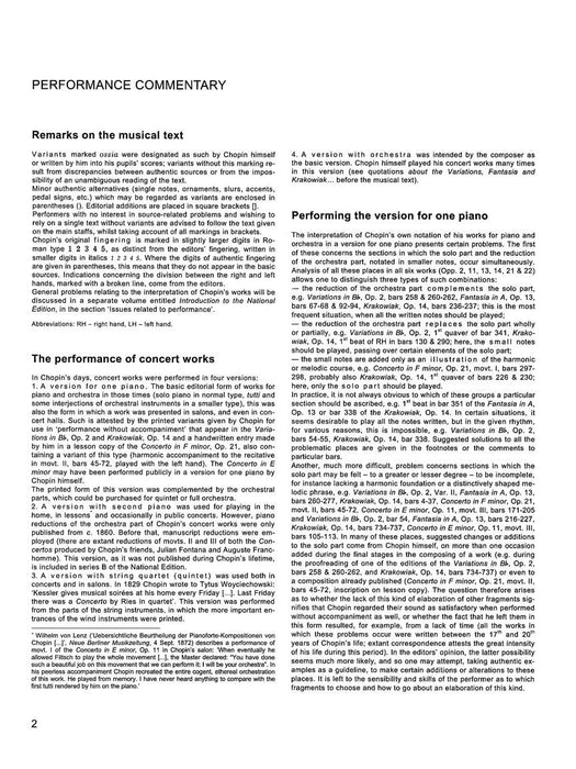 Concert Works for Piano and Orchestra Version for One Piano Chopin National Edition Vol. XIVa 蕭邦 音樂會 鋼琴 管弦樂團 波蘭版 | 小雅音樂 Hsiaoya Music