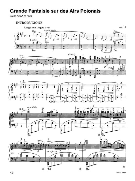 Concert Works for Piano and Orchestra Version for One Piano Chopin National Edition Vol. XIVa 蕭邦 音樂會 鋼琴 管弦樂團 波蘭版 | 小雅音樂 Hsiaoya Music