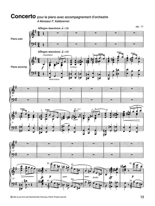 Concerto in E Minor Op. 11 - Version with Second Piano Chopin National Edition 30B, Vol. Vla 蕭邦 協奏曲 雙鋼琴 波蘭版 | 小雅音樂 Hsiaoya Music