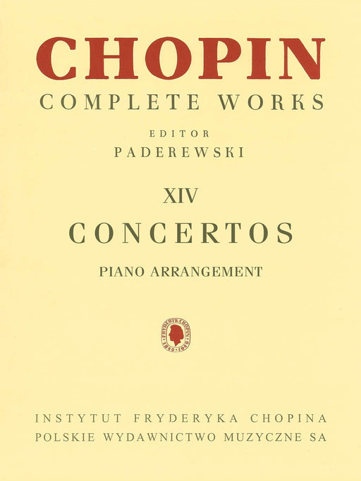 Concertos Piano Reduction for Two Pianos Chopin Complete Works Vol. XIV 蕭邦 鋼琴 協奏曲 雙鋼琴 波蘭版 | 小雅音樂 Hsiaoya Music