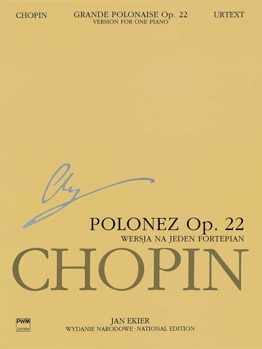Grande Polonaise in E Flat Major Op. 22 for Piano and Orchestra Chopin National Edition Series A Vol. XVf 蕭邦 大波蘭舞曲 管弦樂團 雙鋼琴 波蘭版 | 小雅音樂 Hsiaoya Music