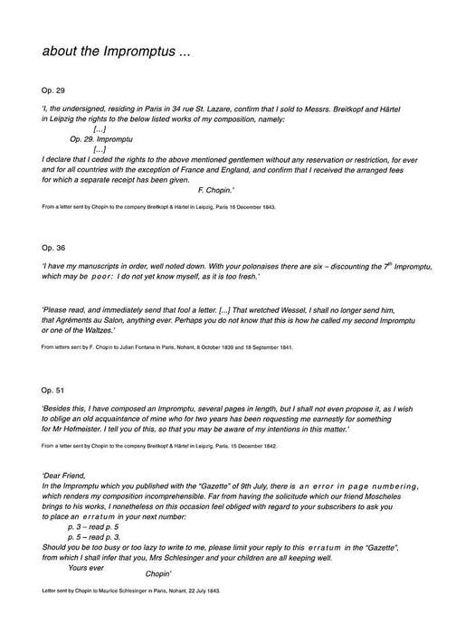 Impromptus Op. 29, 36, 51 Chopin National Edition 蕭邦 即興曲 鋼琴 波蘭版 | 小雅音樂 Hsiaoya Music