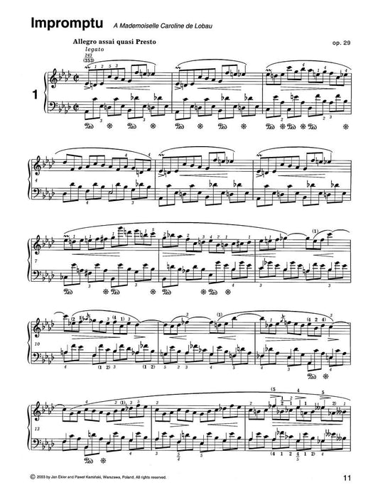 Impromptus Op. 29, 36, 51 Chopin National Edition 蕭邦 即興曲 鋼琴 波蘭版 | 小雅音樂 Hsiaoya Music