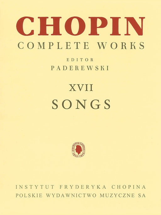 Songs Chopin Complete Works Vol. XVII 蕭邦 聲樂 波蘭版 | 小雅音樂 Hsiaoya Music