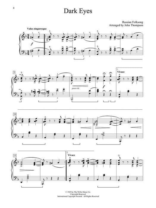 Waltzes John Thompson Recital Series Intermediate to Advanced Level 圓舞曲 | 小雅音樂 Hsiaoya Music