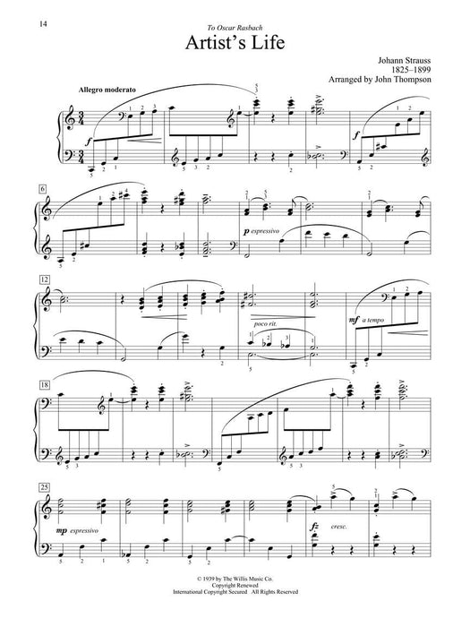 Waltzes John Thompson Recital Series Intermediate to Advanced Level 圓舞曲 | 小雅音樂 Hsiaoya Music