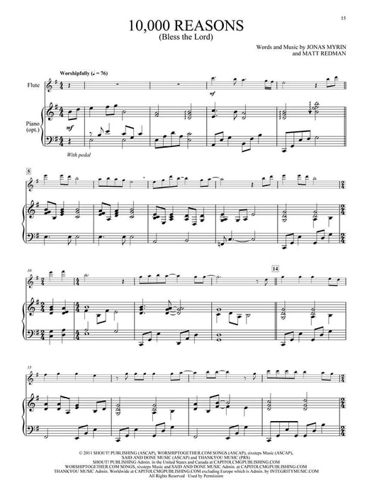 Sunday Solos for Flute Preludes, Offertories & Postludes 獨奏 長笛 前奏曲 後奏曲 | 小雅音樂 Hsiaoya Music