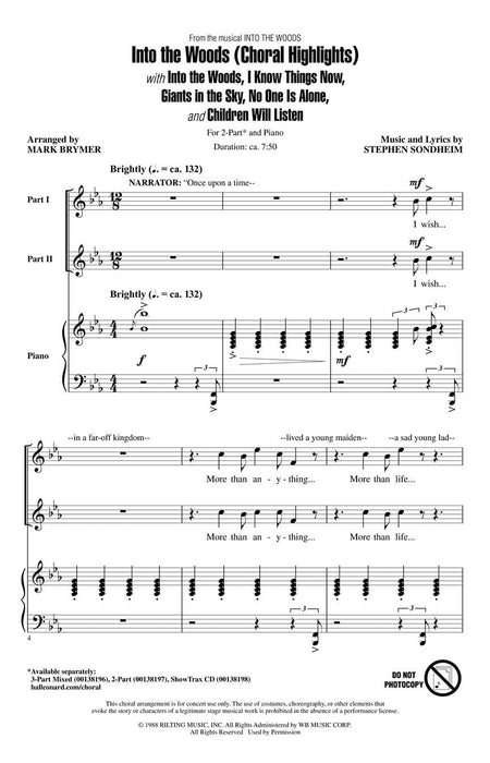 Into the Woods Choral Highlights Discovery Level 2 合唱 | 小雅音樂 Hsiaoya Music