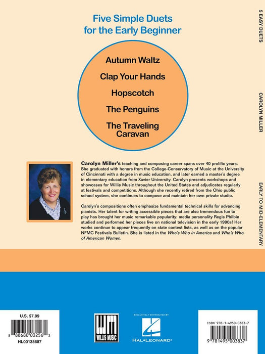 5 Easy Duets Early to Mid-Elementary Level 二重奏 | 小雅音樂 Hsiaoya Music