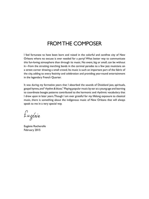 New Orleans Sketches The Eugénie Rocherolle Series Intermediate Piano Solos 鋼琴 獨奏 | 小雅音樂 Hsiaoya Music