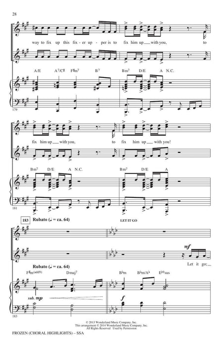 Frozen (Choral Highlights) 合唱 | 小雅音樂 Hsiaoya Music