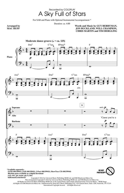 A Sky Full of Stars | 小雅音樂 Hsiaoya Music