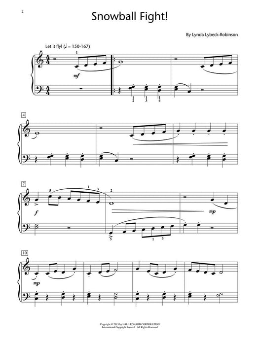 Snowball Fight! Hal Leonard Student Piano Library Showcase Solo Level 3/Late Elementary 鋼琴 獨奏 | 小雅音樂 Hsiaoya Music